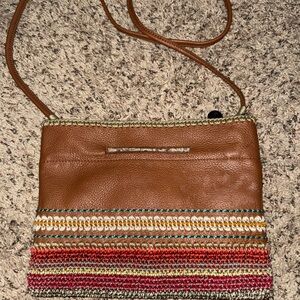 Brown and Multicolor Women's Bag
